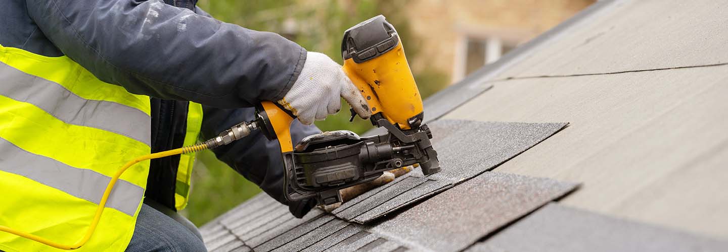 Tasker performing a Roofing job.